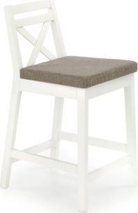 Barová židle Borys Low bílá