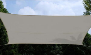Béžová stínící plachta 500x500 cm - Rojaplast