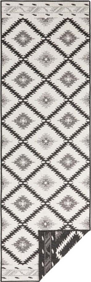 Černo-krémový venkovní koberec NORTHRUGS Malibu