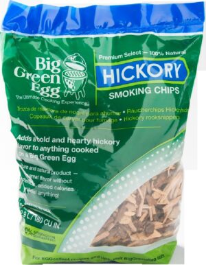 Dřevěné štěpky na uzení Big Green Egg - Hickory