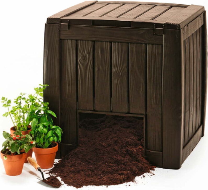 Hnědý zahradní kompostér Keter