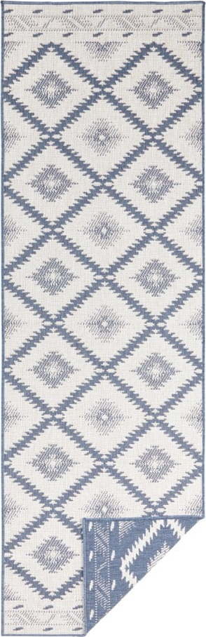 Modro-krémový venkovní koberec NORTHRUGS Malibu