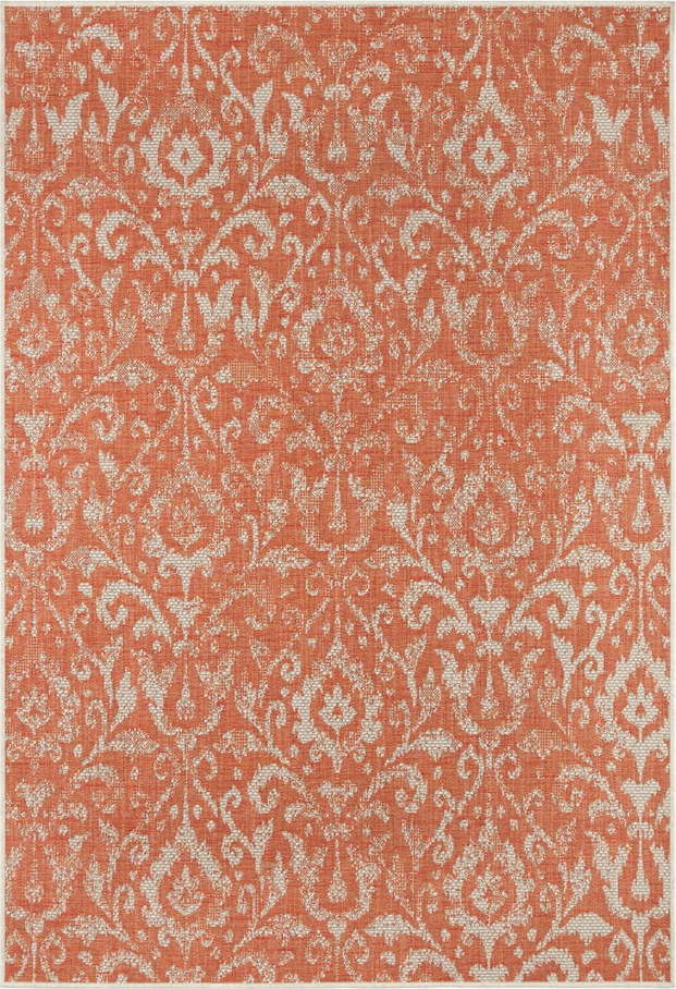 Oranžovo-béžový venkovní koberec NORTHRUGS Hatta