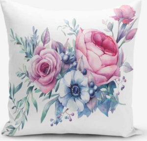 Povlak na polštář s příměsí bavlny Minimalist Cushion Covers Liandnse Special Design Flower