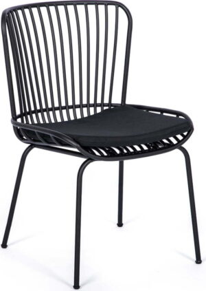 Sada 2 černých zahradních židlí Bonami Selection Rimini