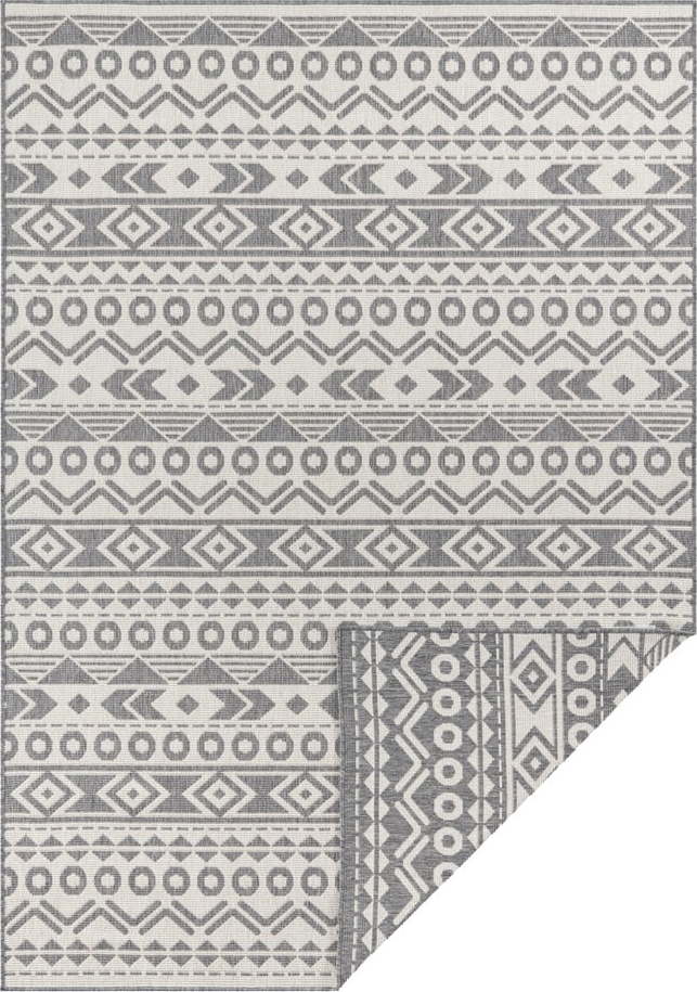 Šedo-bílý venkovní koberec Ragami Roma