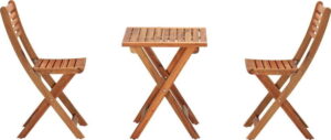 Set zahradního nábytku z akáciového dřeva Bonami Essentials Balcony