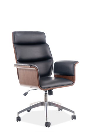 Signal Kancelářská židle OREGON černá eko kůže