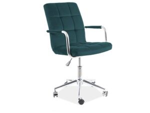 Signal Kancelářská židle Q-022 samet zelená bluvel 78