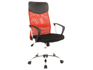 Signal Kancelářská židle Q-025 červeno/černá