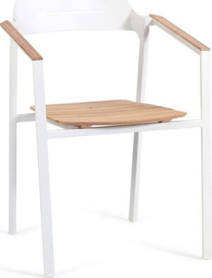 Bílá kovová zahradní židle Icon – Diphano