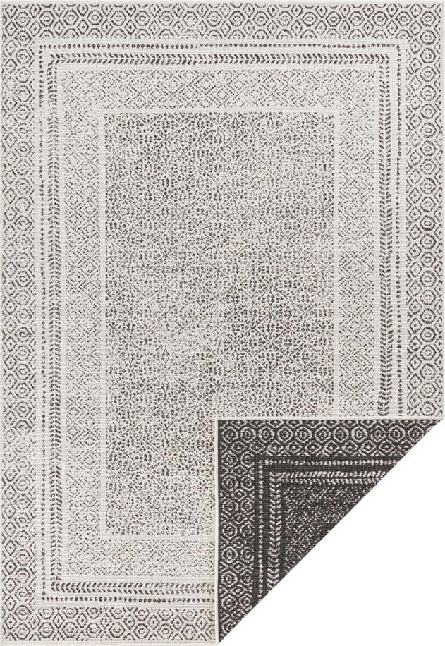 Černo-bílý venkovní koberec Ragami Berlin