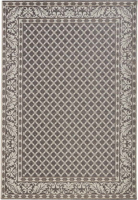 Šedo-krémový venkovní koberec NORTHRUGS Royal