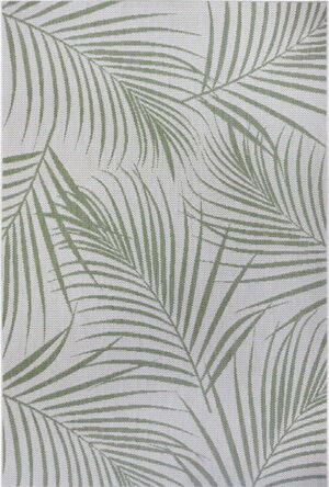 Zeleno-šedý venkovní koberec Ragami Flora